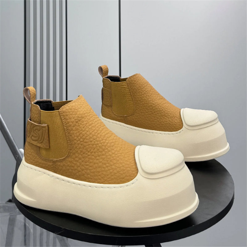 Leatherwork Designs - New Men's Round Toe Black Ankle