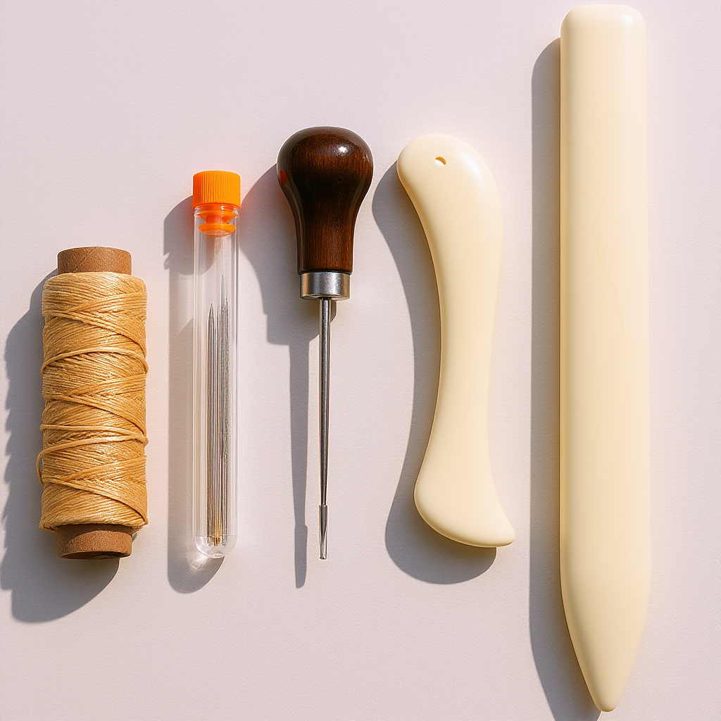 Beginner Leatherwork Kit - 1Set Tool Kit Complete DIY Sewing