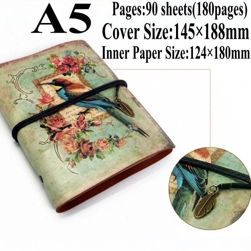 Leather Work Notepad - Mini Vintage Notebook Handmade Leather Notepad