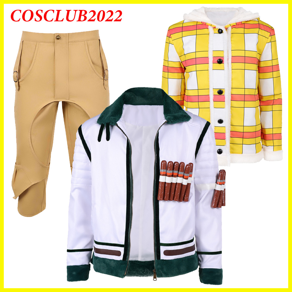Leather Work Pants - Smoker Luffy Cosplay Costume Coat Pants