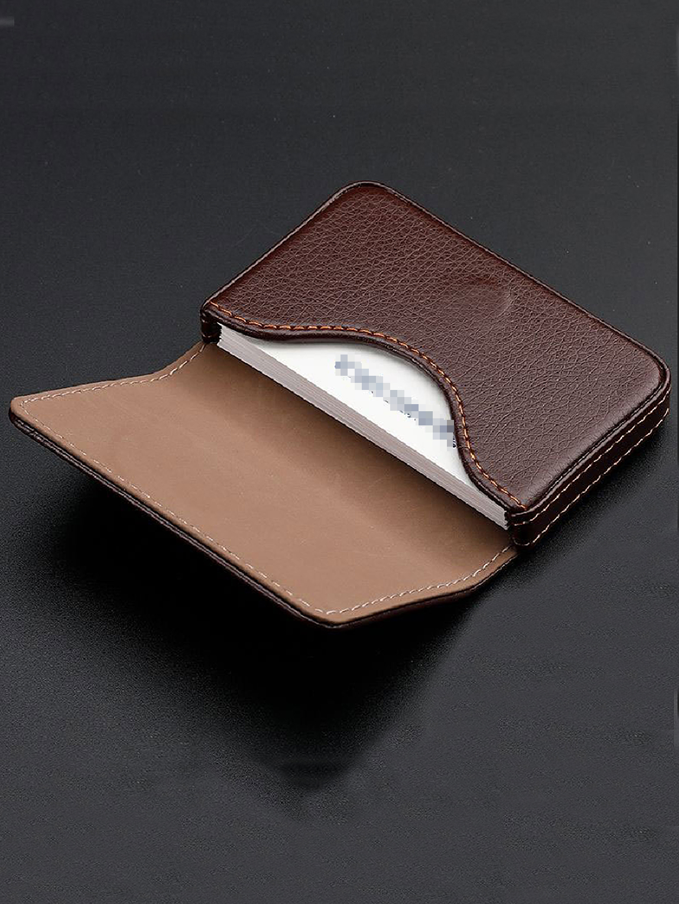 Leatherworker Name - Large Capacity Name Card Case In