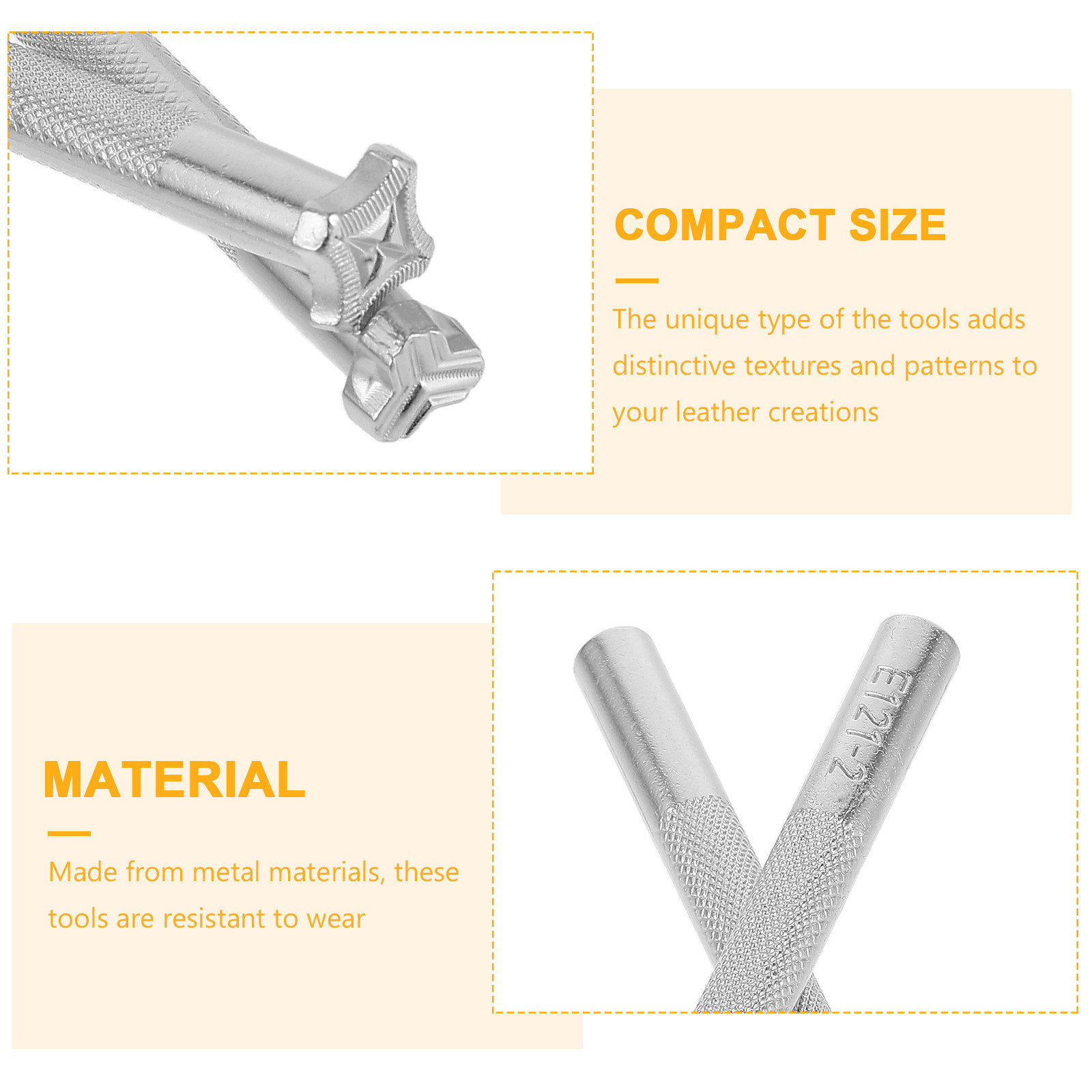 2Pcs Craft Stamping Tools DIY  - Leatherwork Patterns Free 리뷰 및 가격