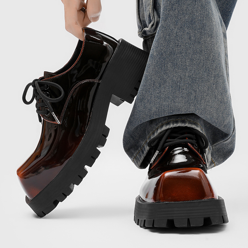 Men's thick soled leather shoe - Leatherwork Designs 리뷰 및 가격