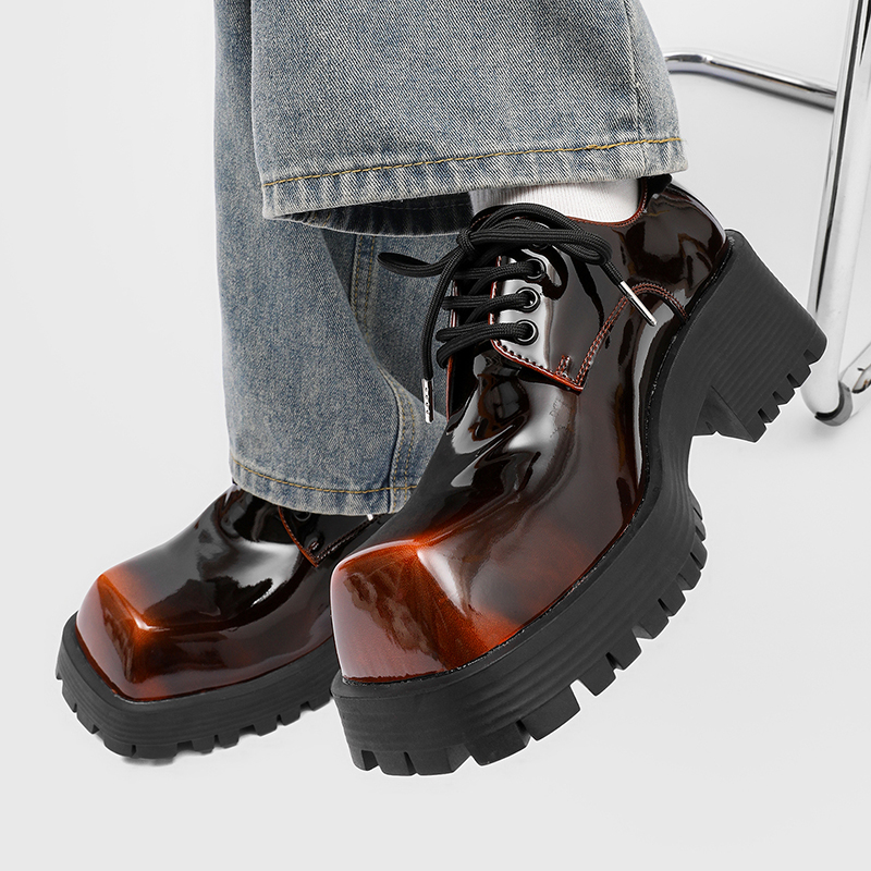 Men's thick soled leather shoe - Leatherwork Designs 리뷰 및 가격