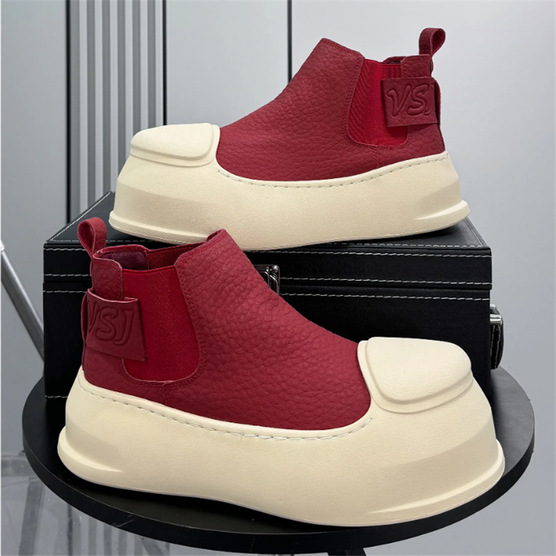 New Men's Round Toe Black Ankl - Leatherwork Designs 리뷰 및 가격