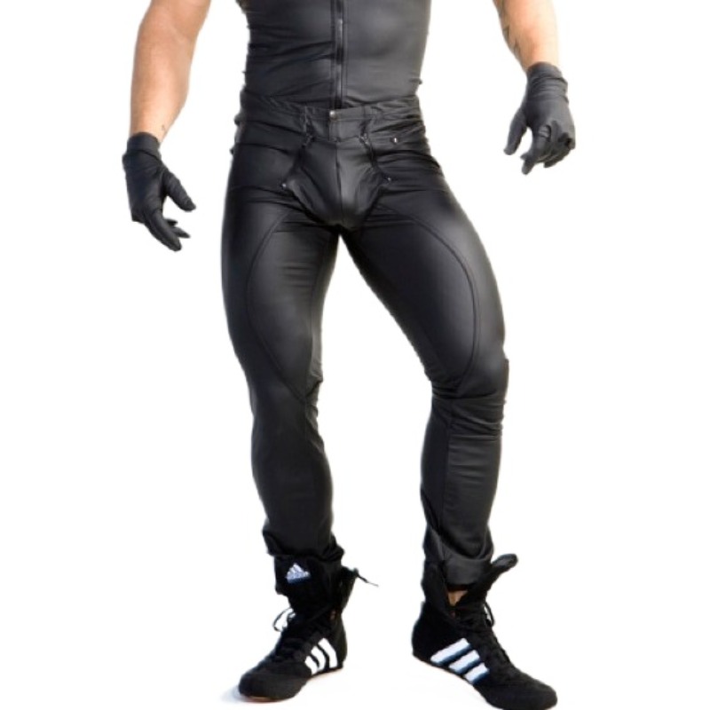 Mens Shiny Faux Leather Tights - Leather Work Pants 리뷰 및 가격