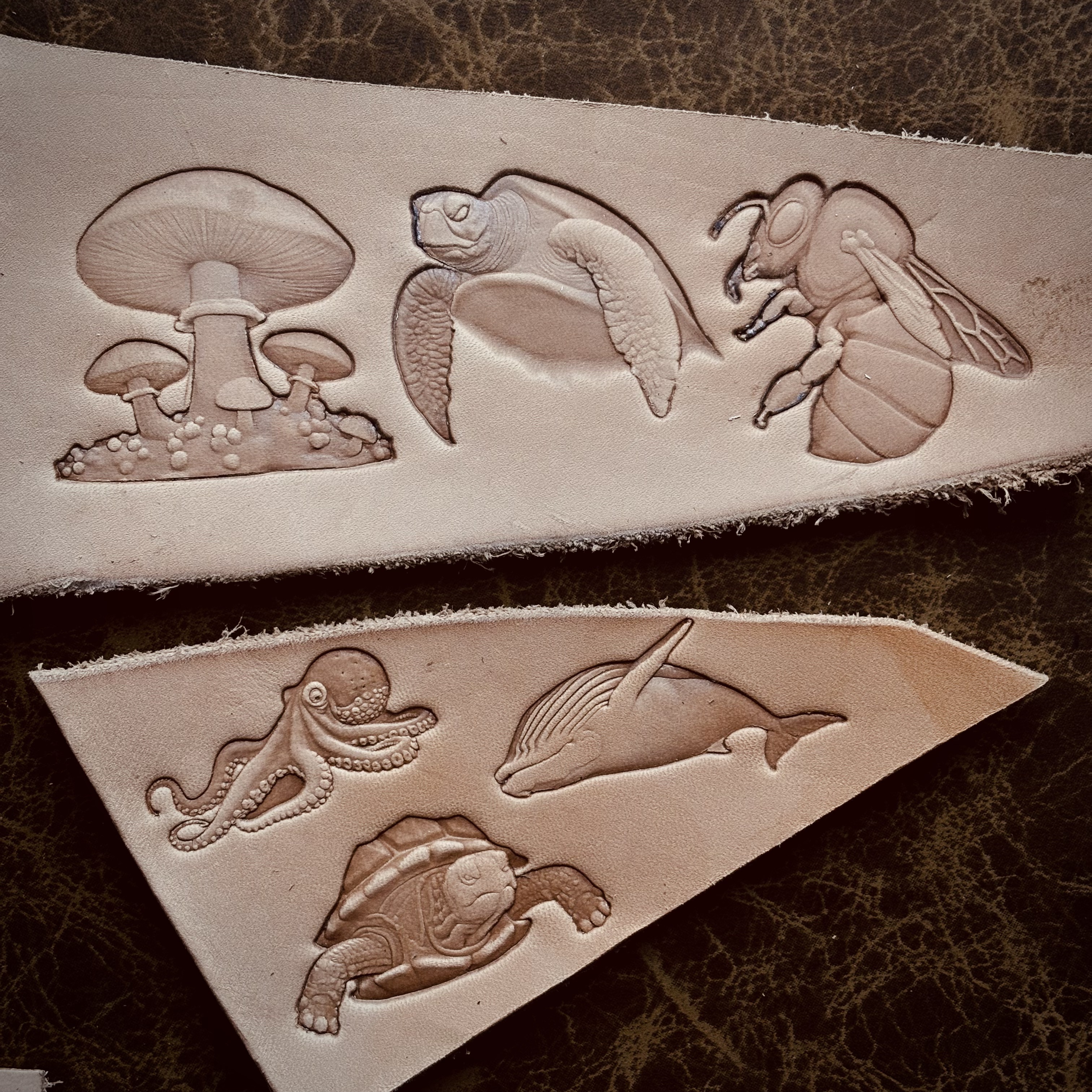 6pcs/set Small Animal Series L - Leather Stamp Set 리뷰 및 가격