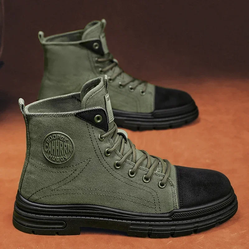 2026 Mens Boots Casual Canvas  - Leatherwork Designs 리뷰 및 가격