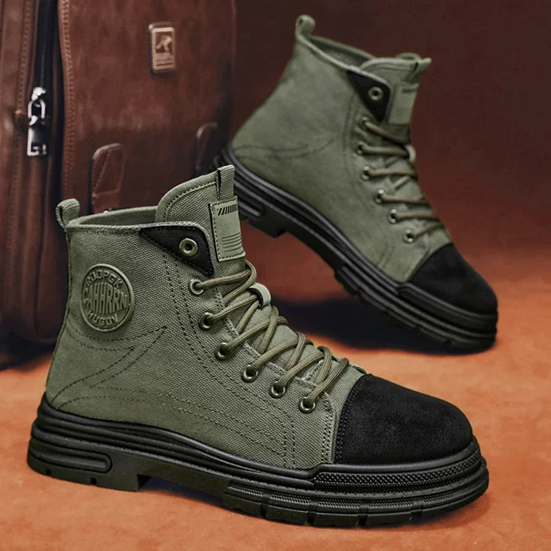2026 Mens Boots Casual Canvas  - Leatherwork Designs 리뷰 및 가격