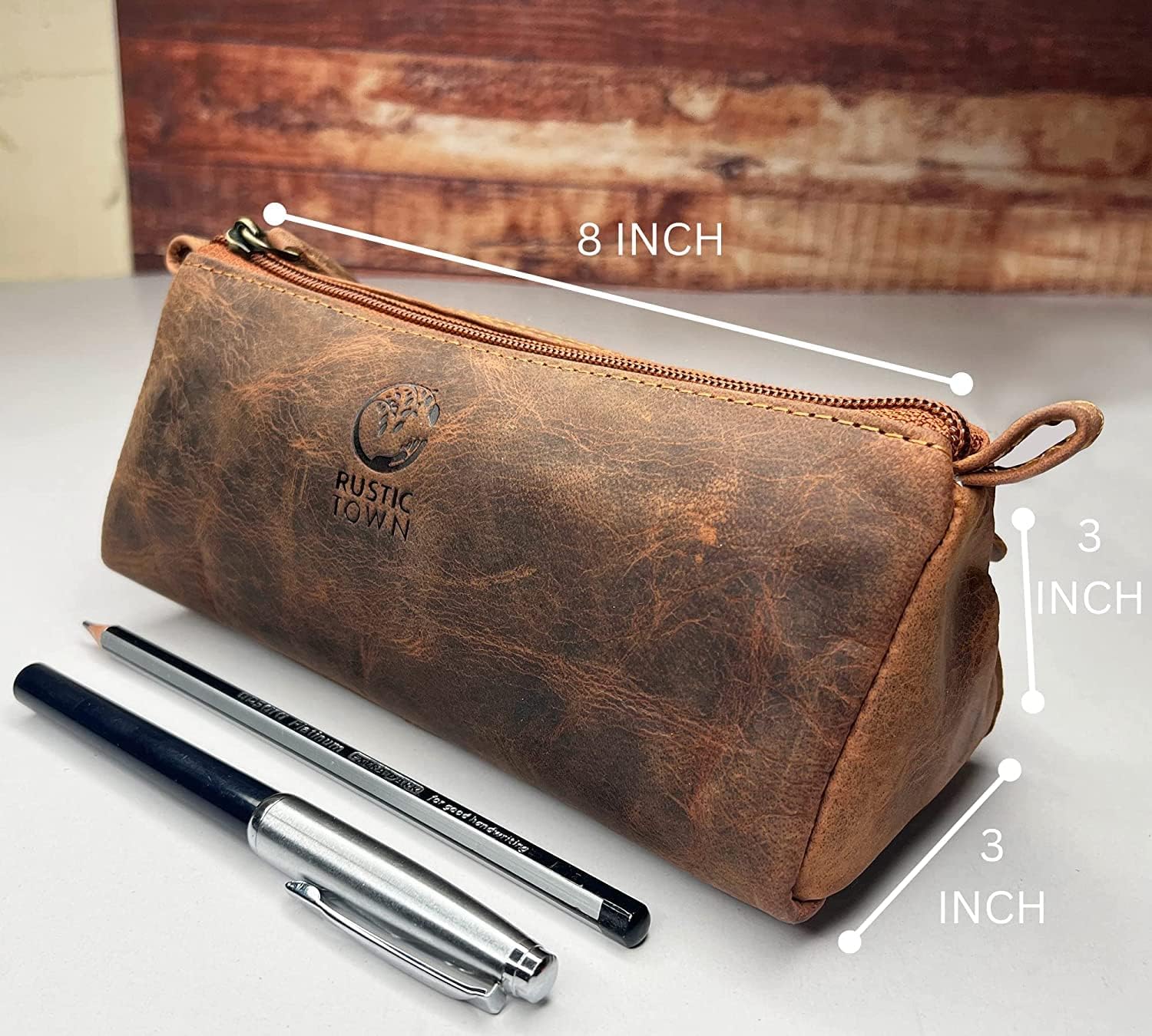 Leather Pencil Case Full Grain - Leatherwork Images 리뷰 및 가격