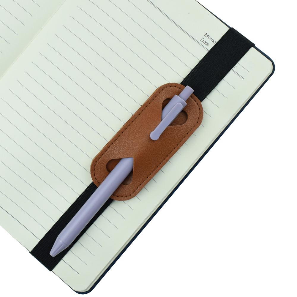 Elastic PU Leather Pen Holder  - Leather Work Notepad 리뷰 및 가격