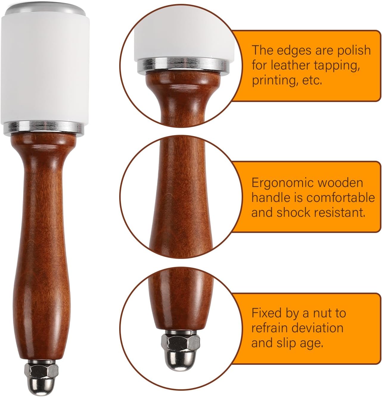 Leather Carving Hammer Nylon H - Leatherwork Images 리뷰 및 가격