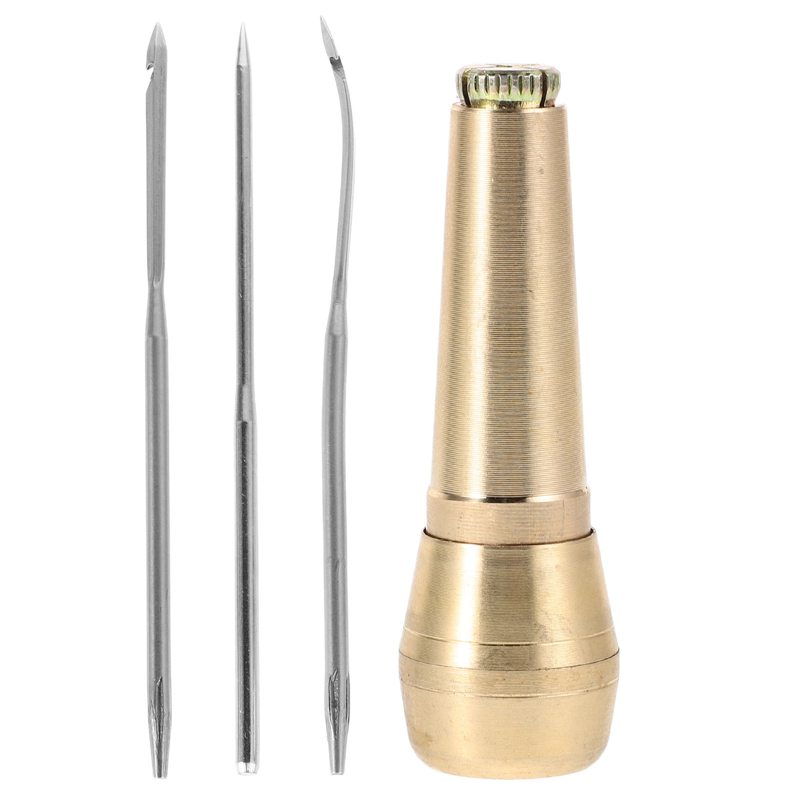 1Set Sturdy Brass Handle Hooke - Leatherwork Hand Sewing Needles 리뷰 및 가격