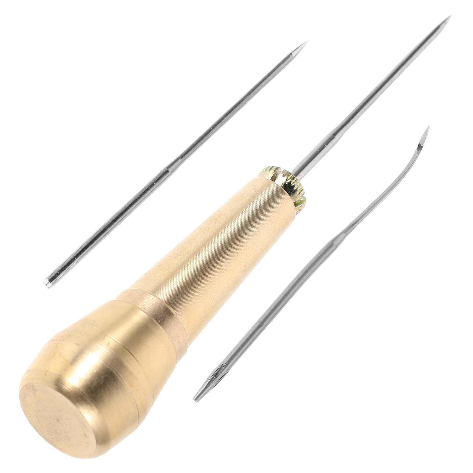 1Set Sturdy Brass Handle Hooke - Leatherwork Hand Sewing Needles 리뷰 및 가격