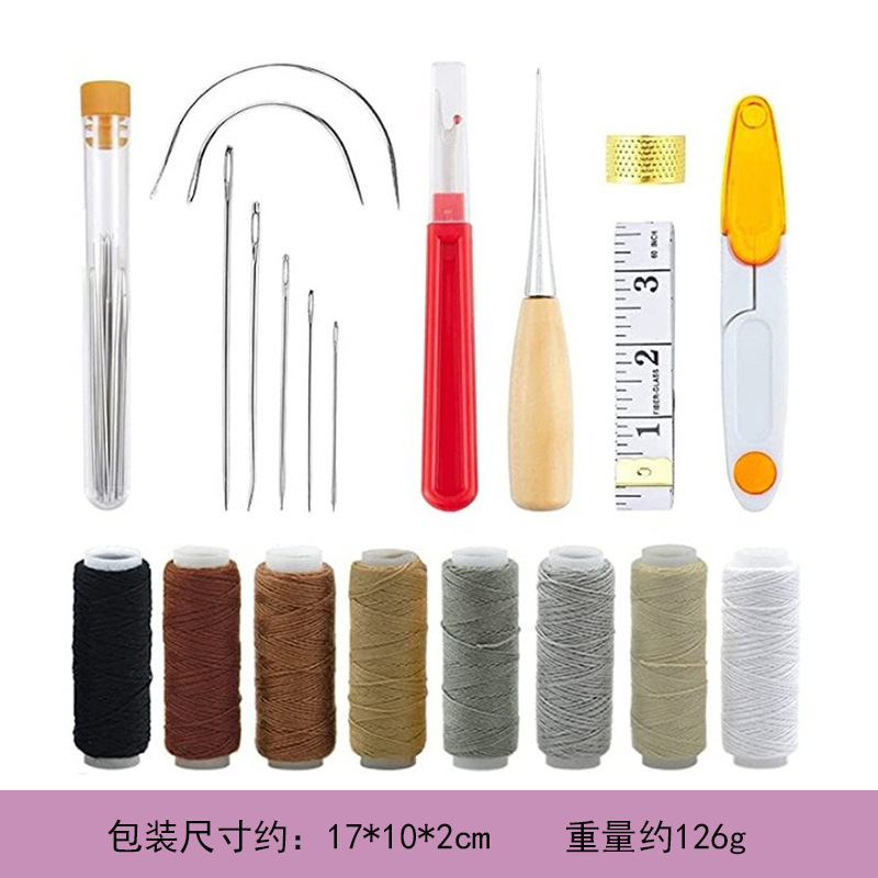 Leather Working Kit with Leath - Leatherwork Hand Sewing Needles 리뷰 및 가격