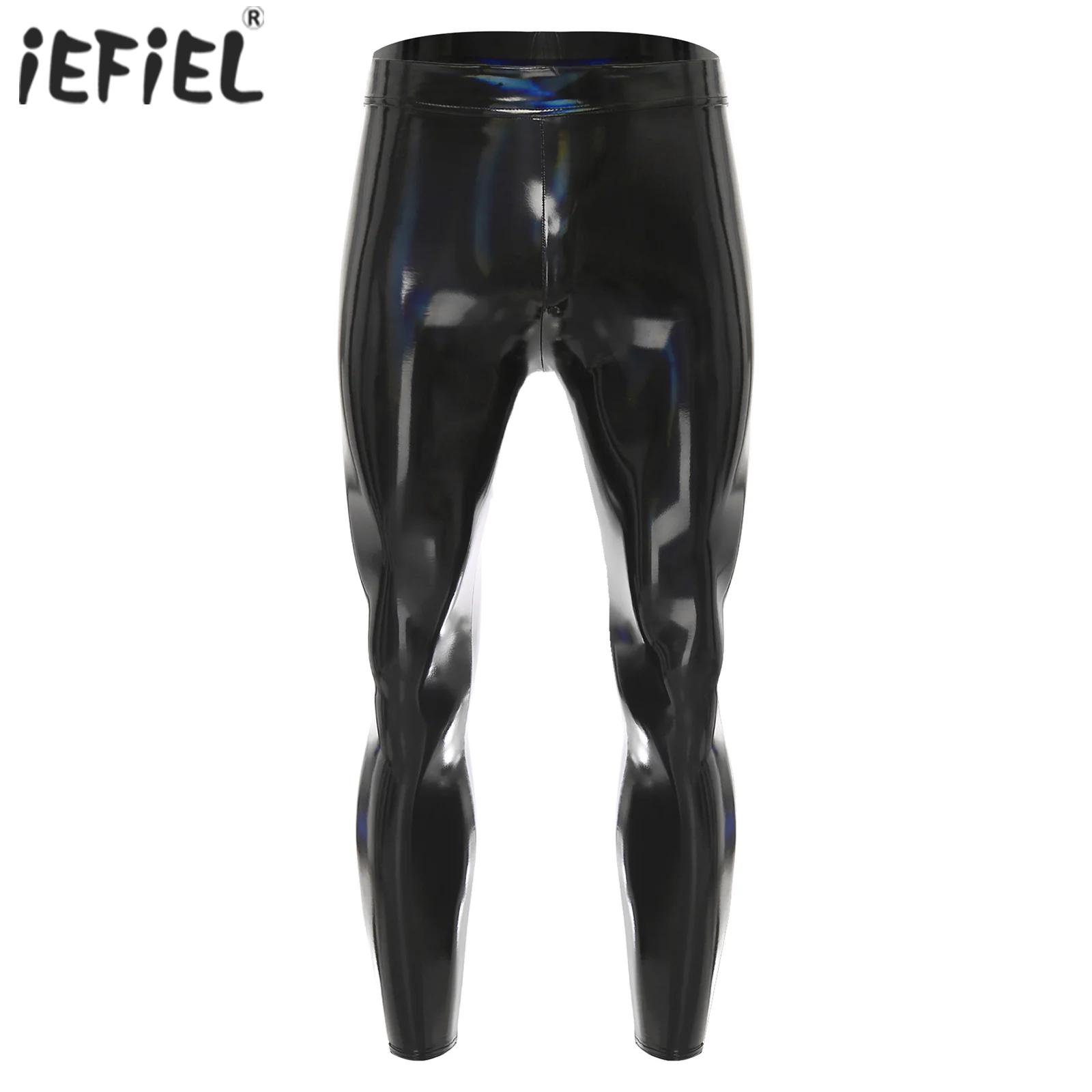 Mens Black Disco Tights Pants  - Leather Work Pants 리뷰 및 가격