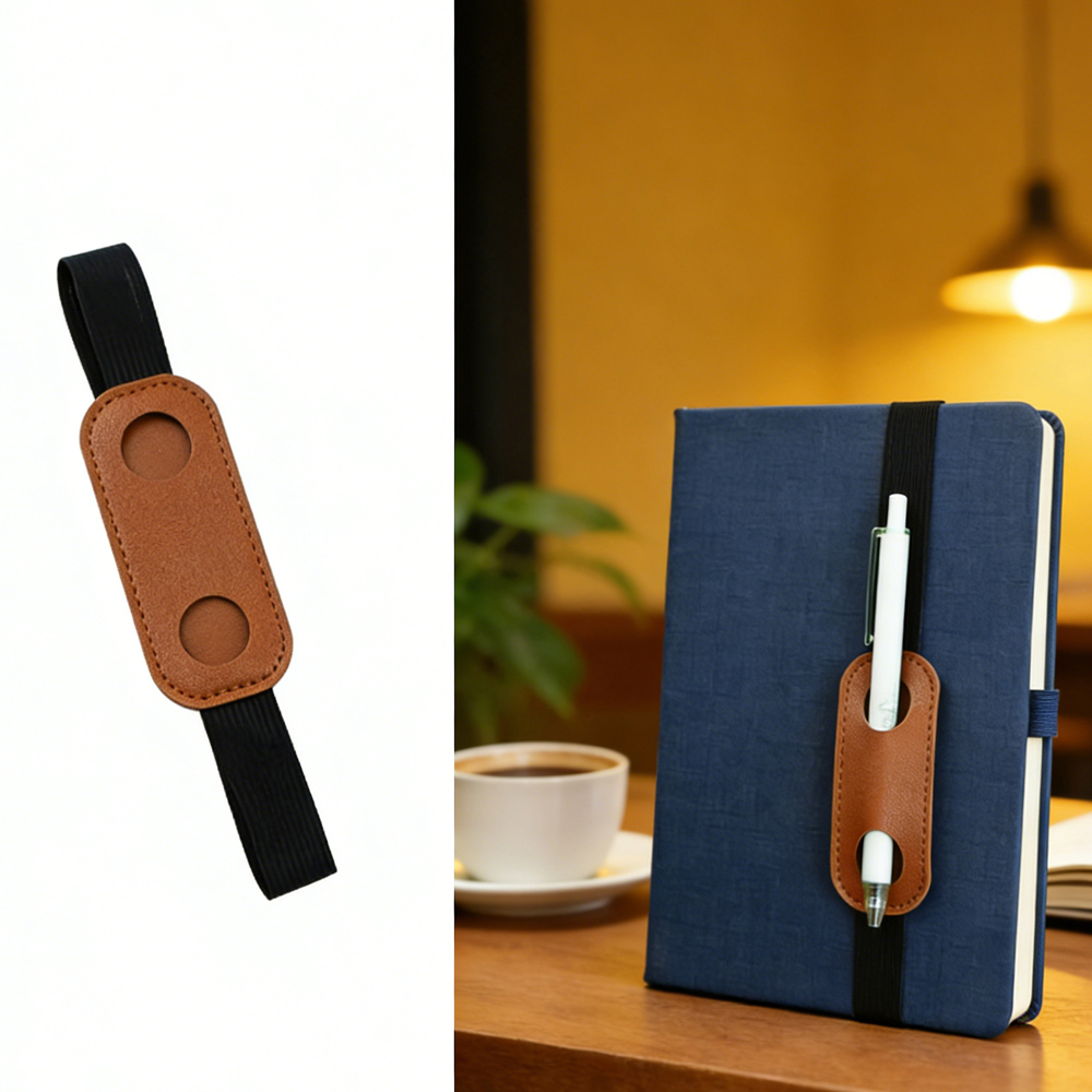 Portable Notebook Pen Holder w - Leather Work Notepad 리뷰 및 가격