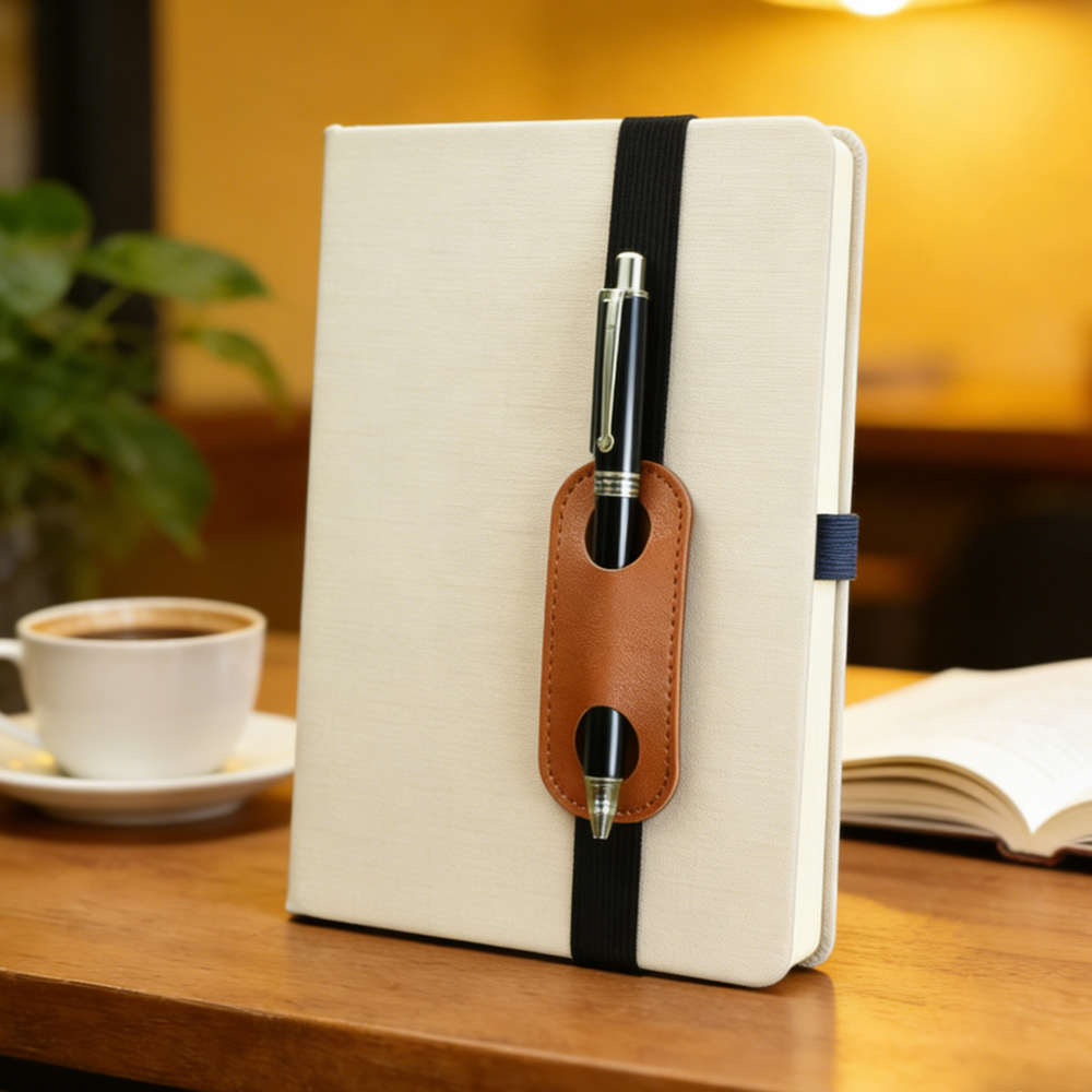 Portable Notebook Pen Holder w - Leather Work Notepad 리뷰 및 가격