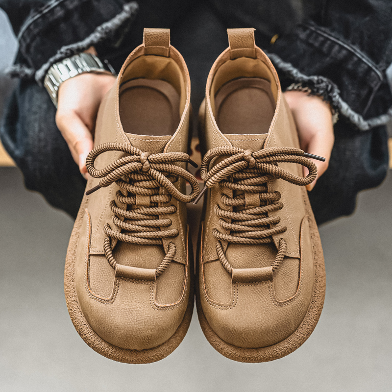 Men Casual Shoes Big Head Clas - Leatherwork Designs 리뷰 및 가격