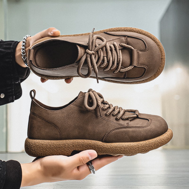 Men Casual Shoes Big Head Clas - Leatherwork Designs 리뷰 및 가격