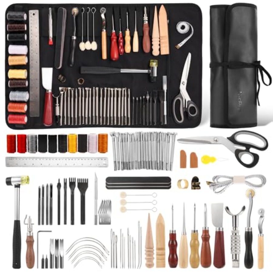 Leather Tooling Kit Leather Wo - Beginner Leatherwork Kit 리뷰 및 가격