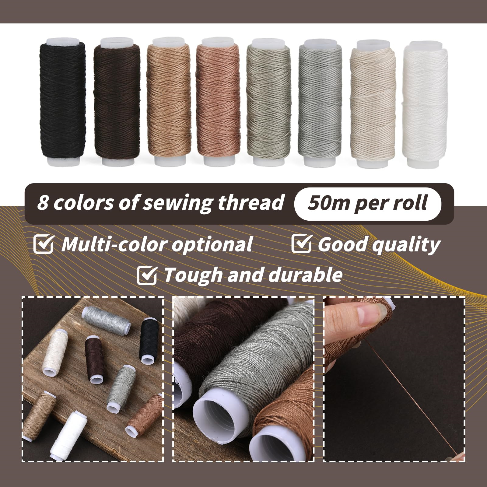 Upholstery Repair Sewing Kit H - Leatherwork Hand Sewing Needles 리뷰 및 가격