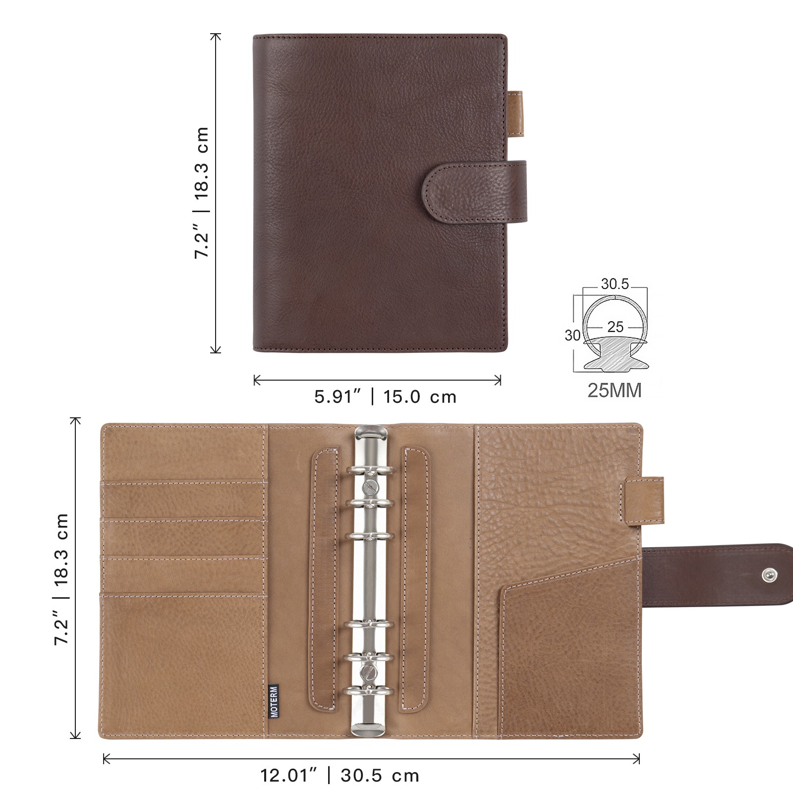 Moterm Franklin Covey Compact  - Leather Work Notepad 리뷰 및 가격