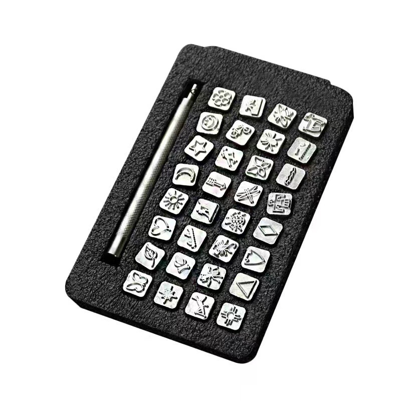 32pcs/set Steel Die Metal Stam - Leather Stamp Set 리뷰 및 가격