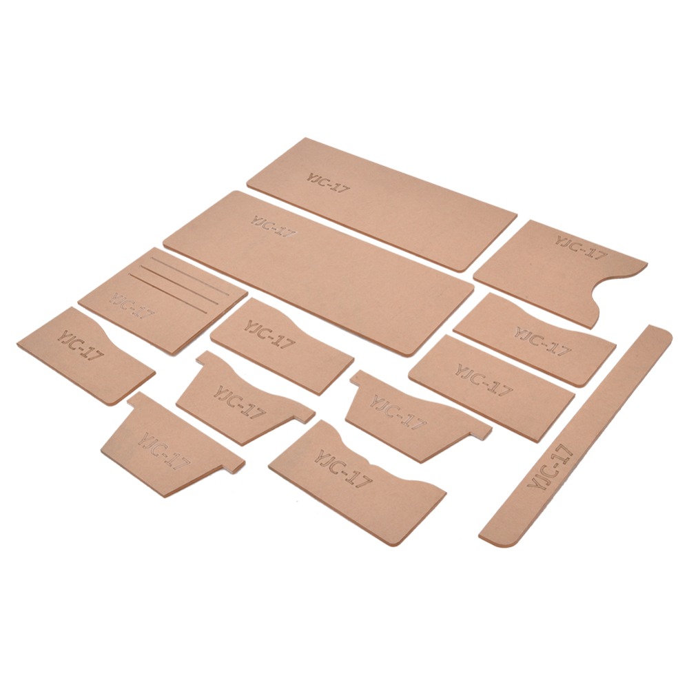 13Pcs YJC-17 Wallet Template A - Leatherwork Patterns Free 리뷰 및 가격