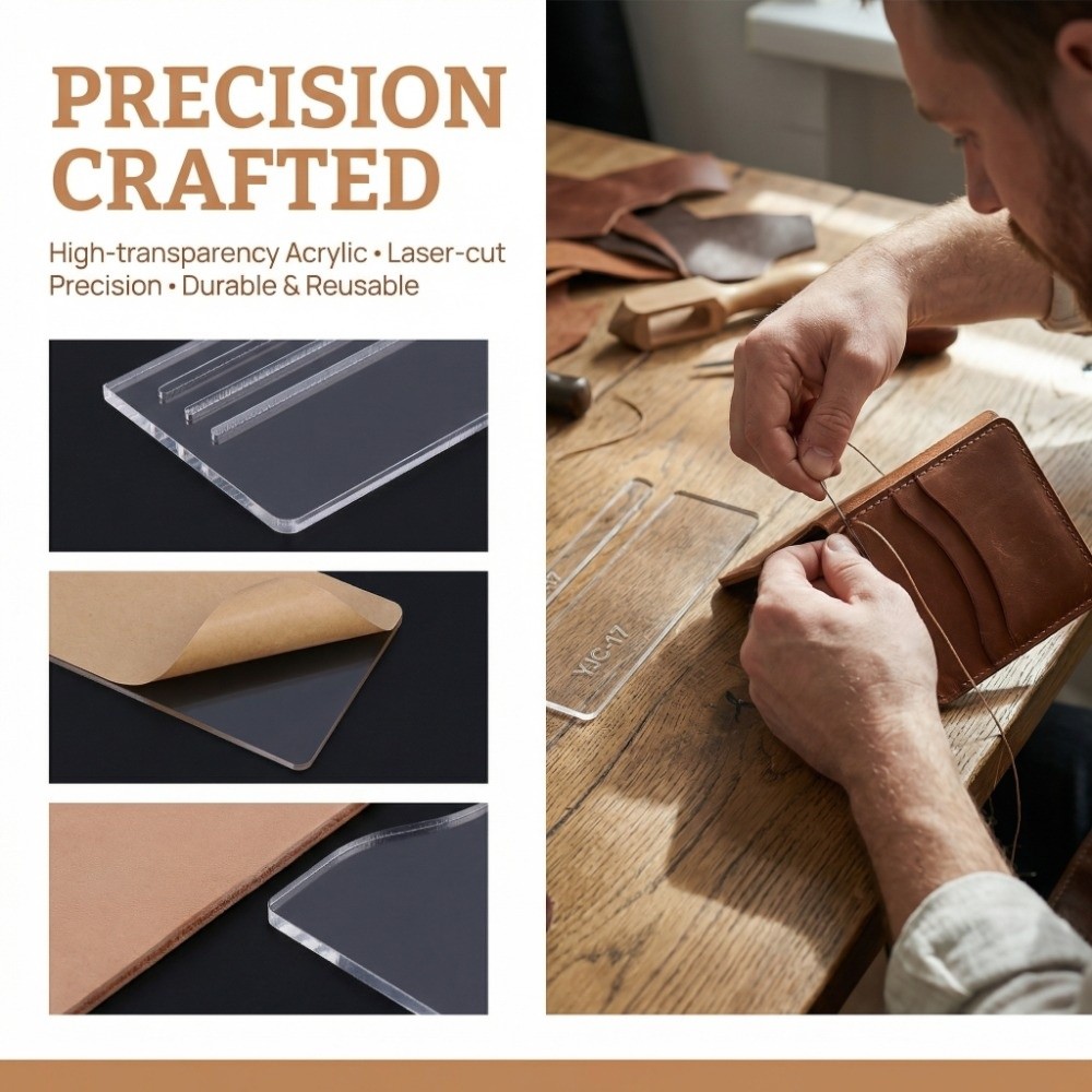 13Pcs YJC-17 Wallet Template A - Leatherwork Patterns Free 리뷰 및 가격