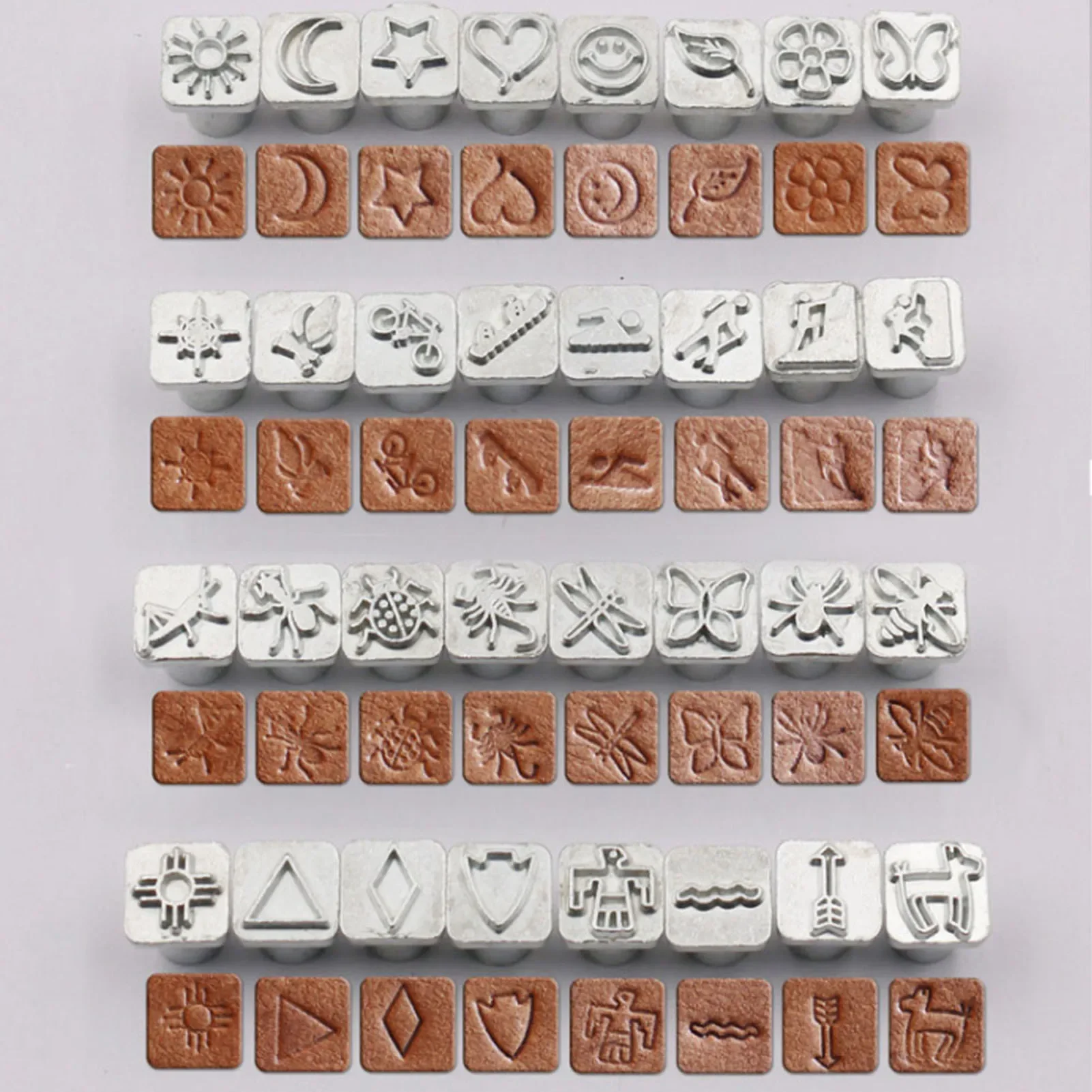 32PCS Cartoon Animal Plant Lea - Leather Stamp Set 리뷰 및 가격