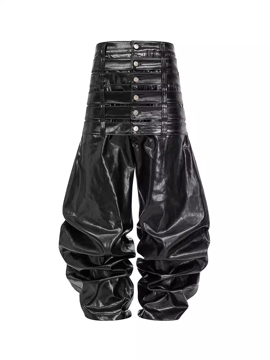 Mauroicardi Autumn Long Multi- - Leather Work Pants 리뷰 및 가격