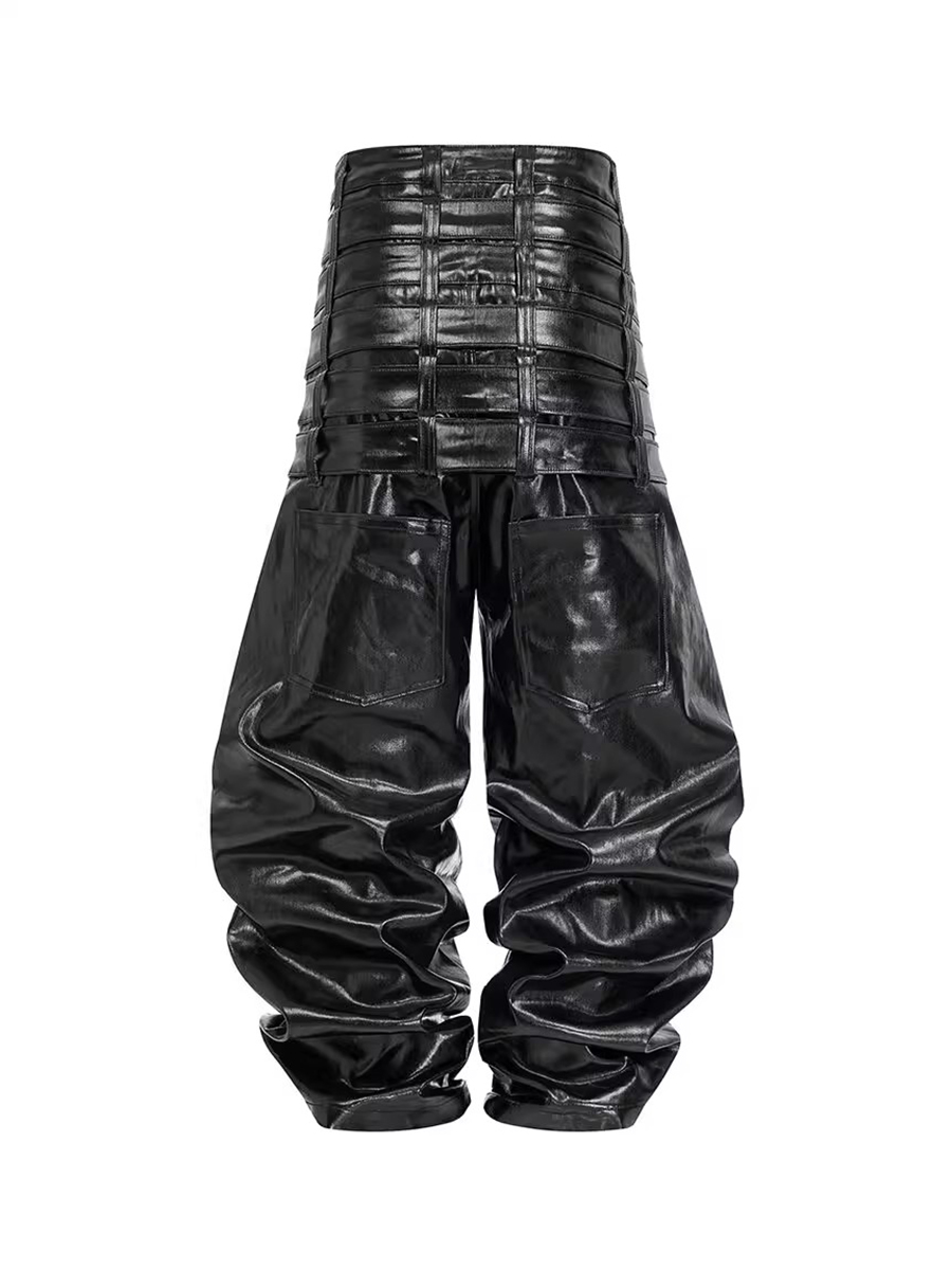 Mauroicardi Autumn Long Multi- - Leather Work Pants 리뷰 및 가격
