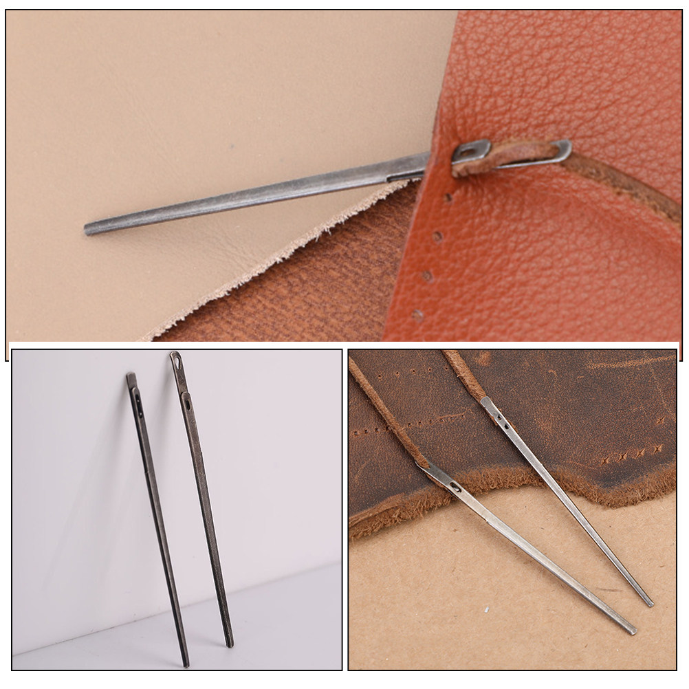 2Pcs Leathercraft Needles Stee - Leatherwork Hand Sewing Needles 리뷰 및 가격