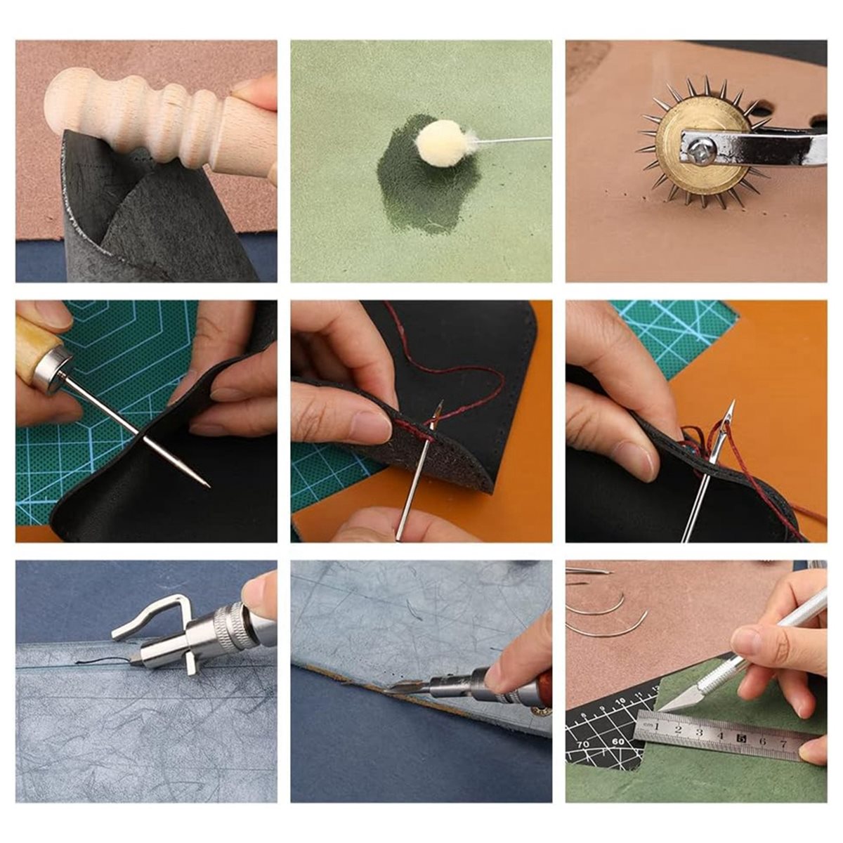 66Pcs Leather Working Tools Ki - Beginner Leatherwork Kit 리뷰 및 가격