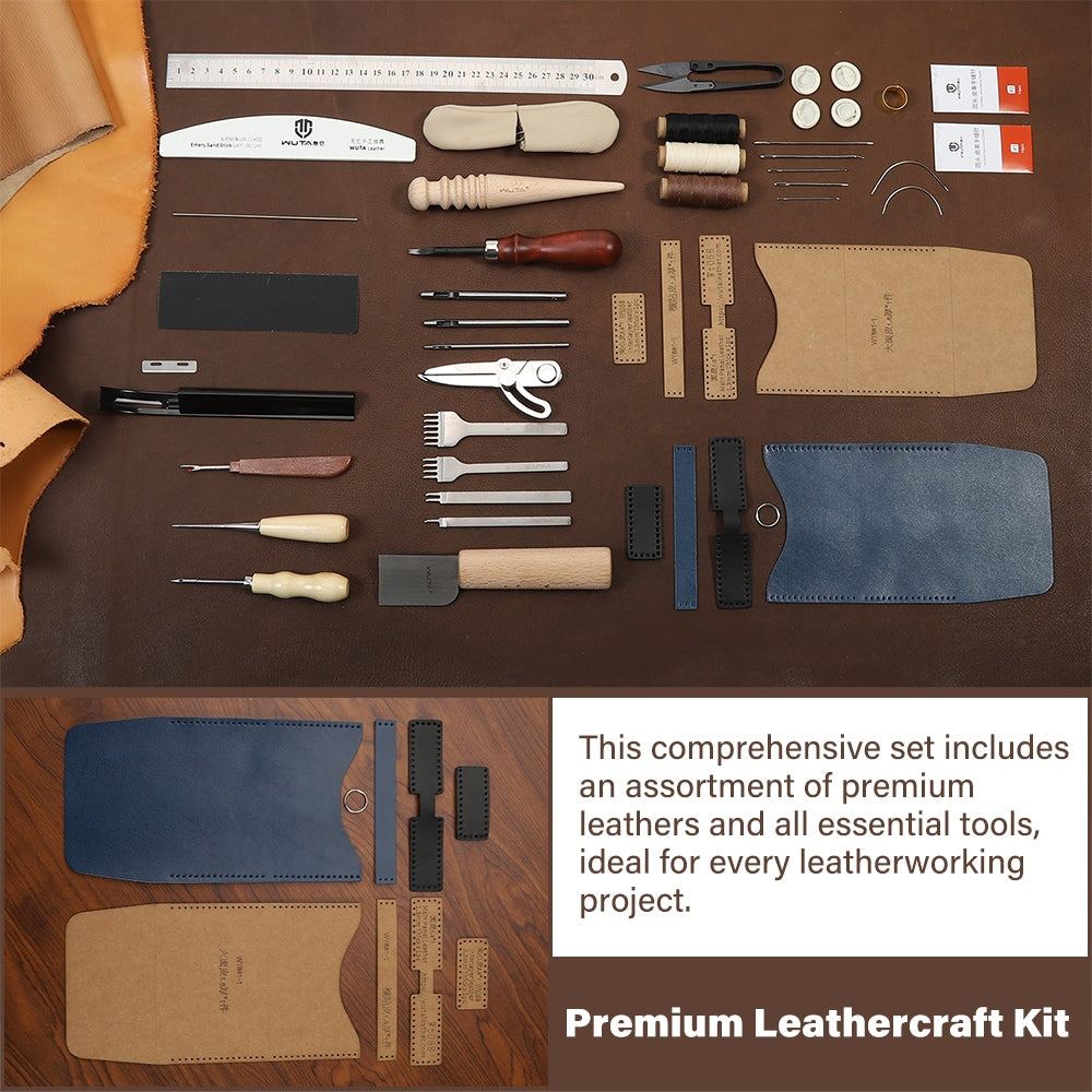 WUTA 63/74PCS Leather Craft Wo - Beginner Leatherwork Kit 리뷰 및 가격