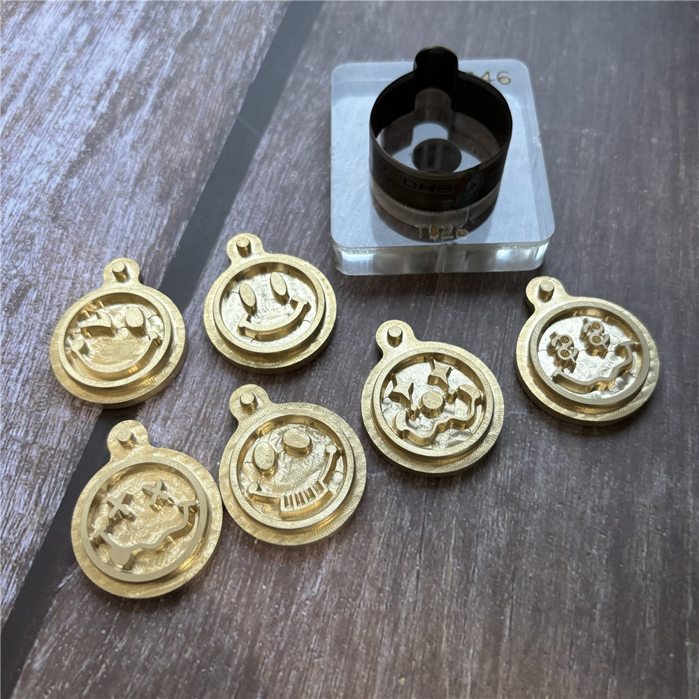Custom Pendant Smile Face Copp - Leather Stamp Set 리뷰 및 가격