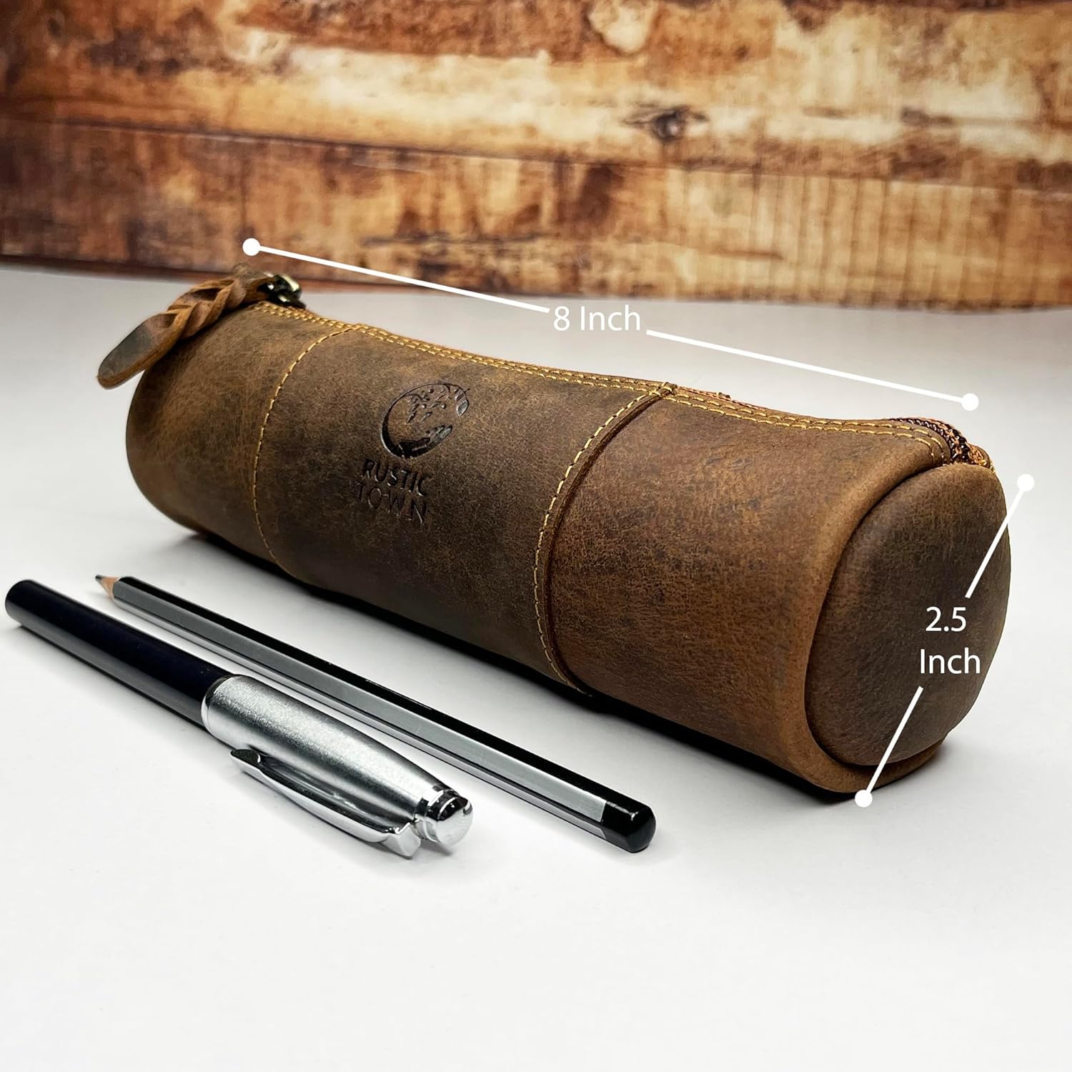 Leather Pencil Case with Full  - Leatherwork Images 리뷰 및 가격