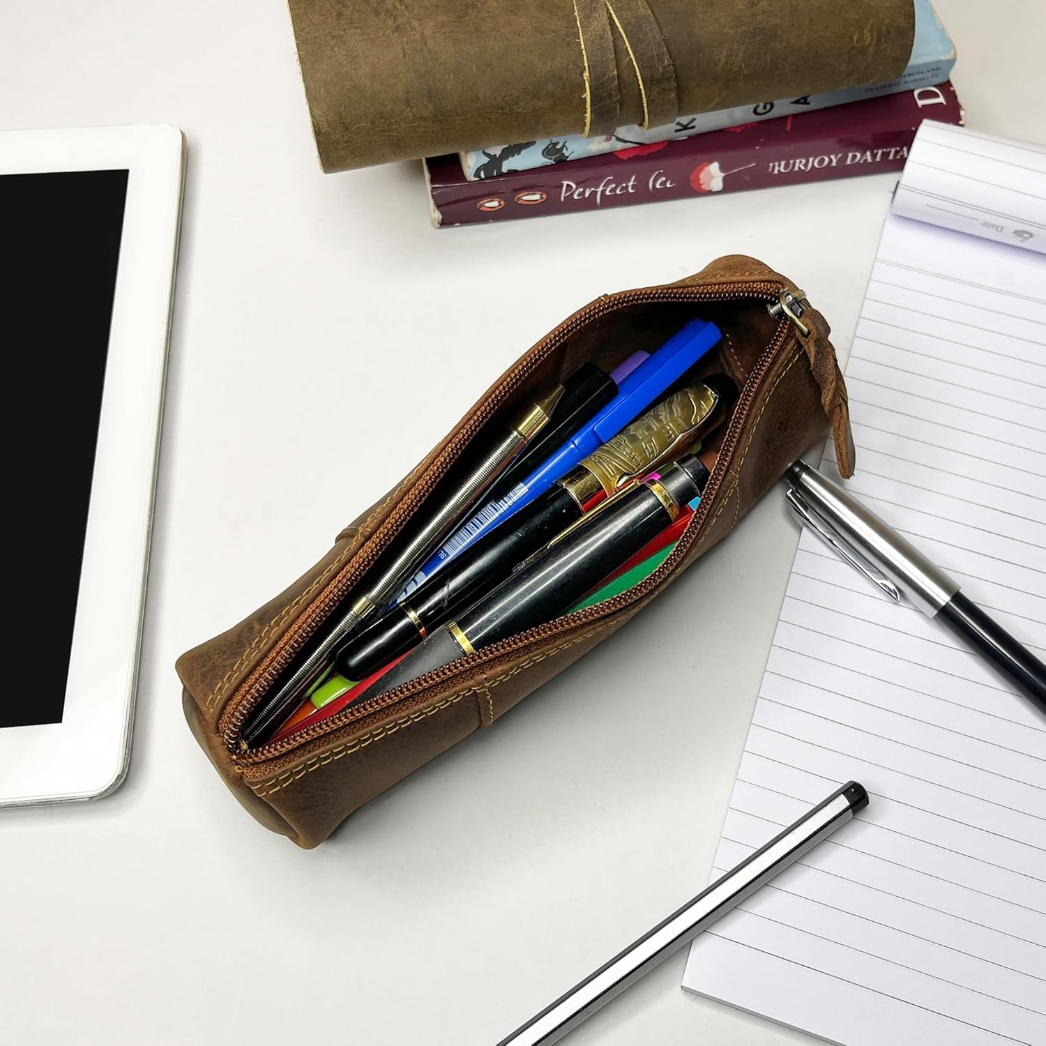 Leather Pencil Case with Full  - Leatherwork Images 리뷰 및 가격