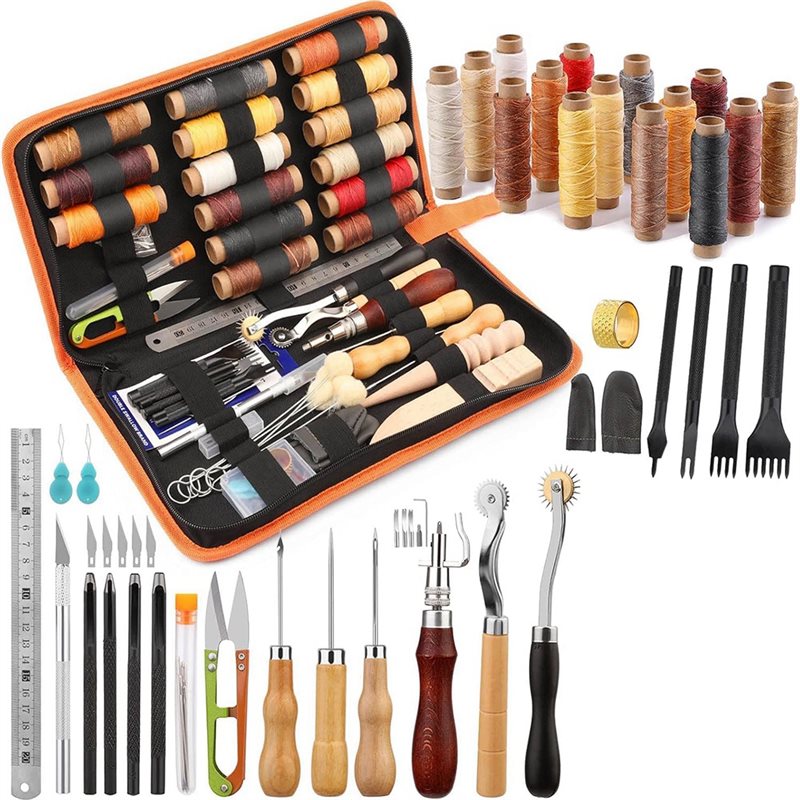 A008 Leather Working Tools Kit - Beginner Leatherwork Kit 리뷰 및 가격