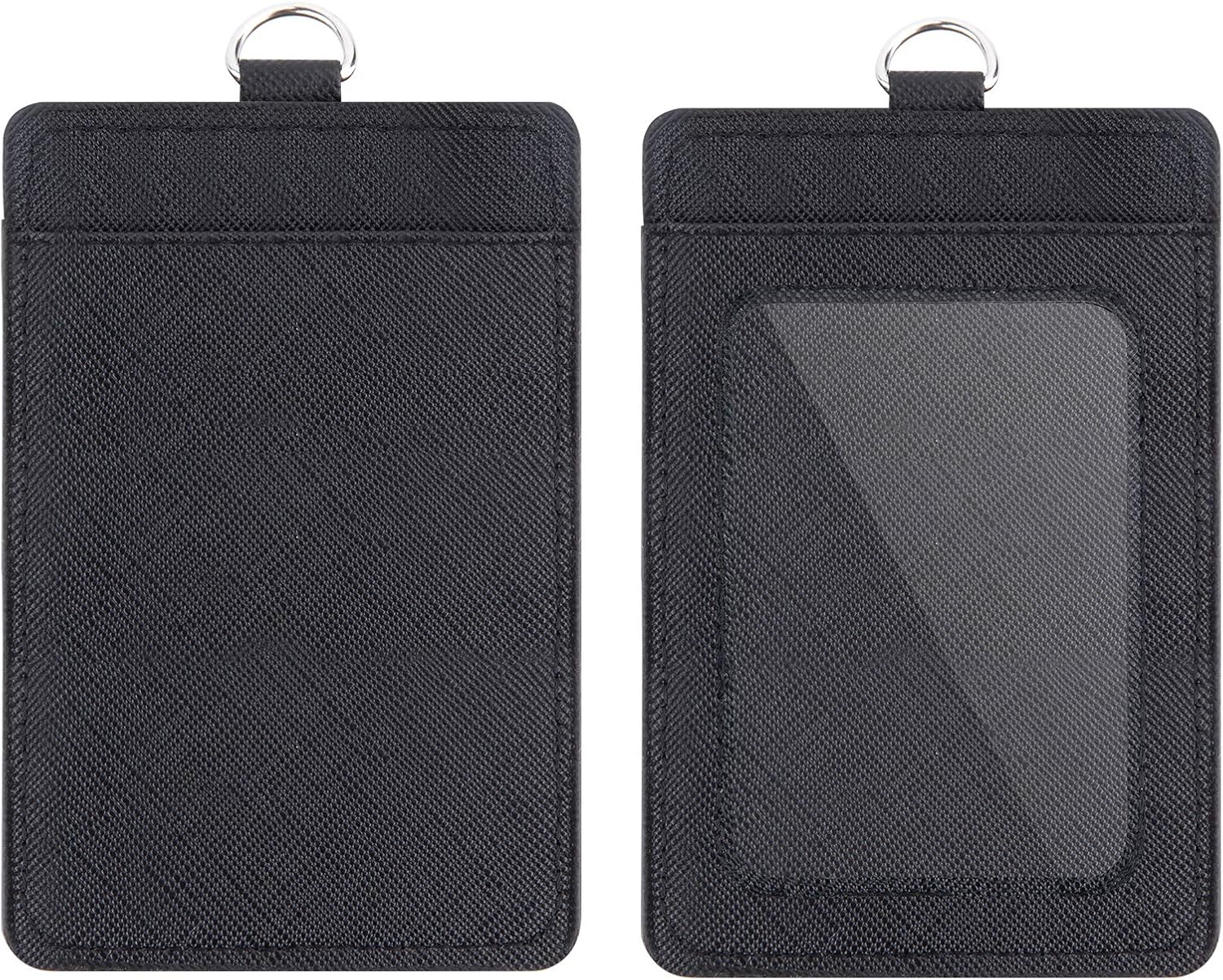2 Pack Leather ID Badge Holder - Leatherwork Images 리뷰 및 가격