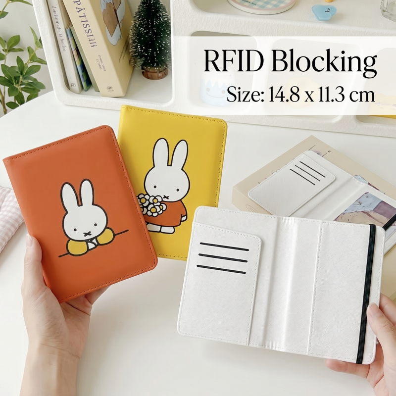 Kawaii Miffy ID Card Passport  - Leatherwork Accessories 리뷰 및 가격