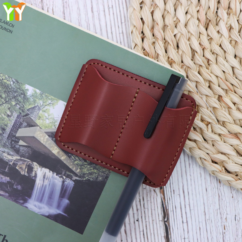 Portable PU Leather Pen Holder - Leather Work Notepad 리뷰 및 가격