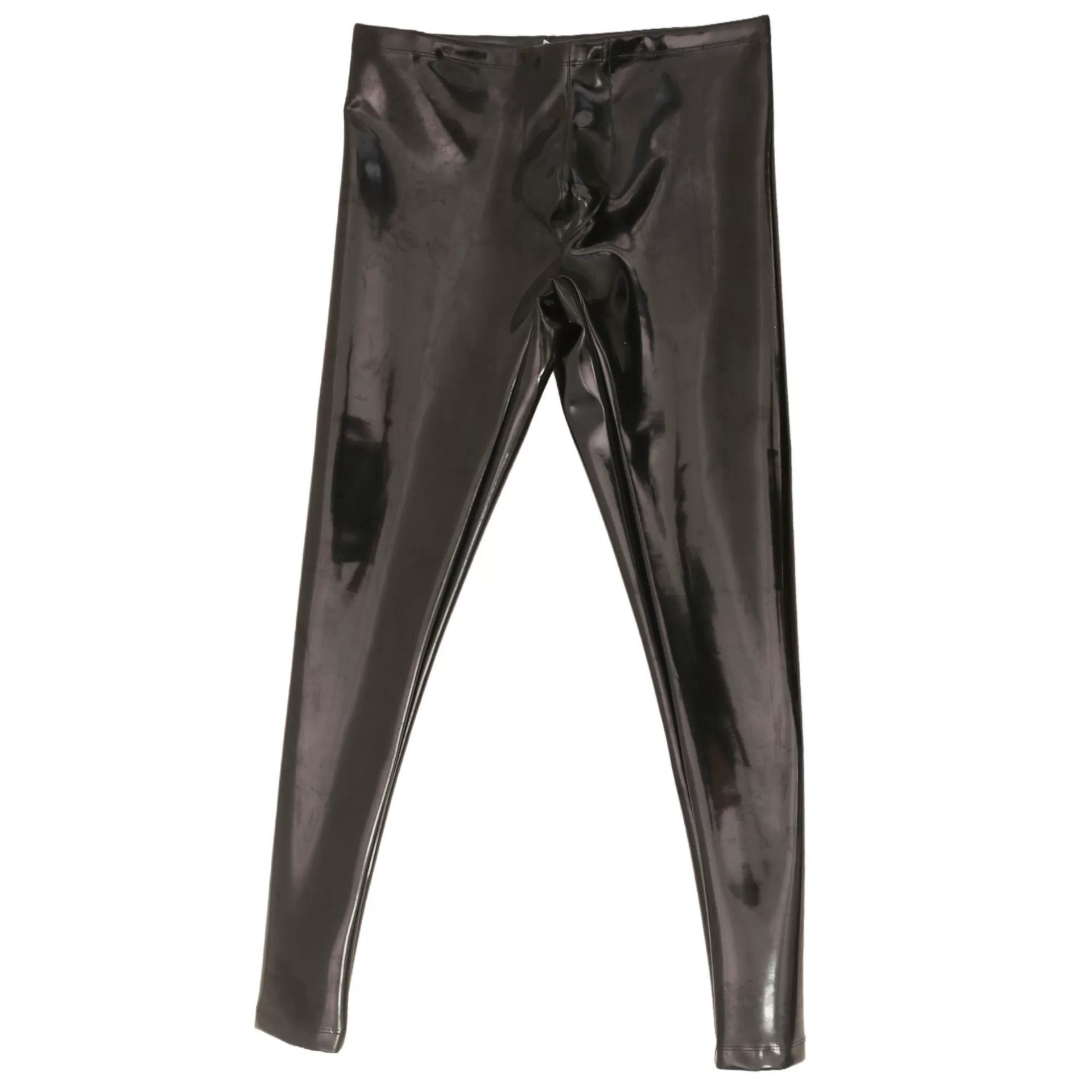 Faux Latex Double-Sided PU Lea - Leather Work Pants 리뷰 및 가격