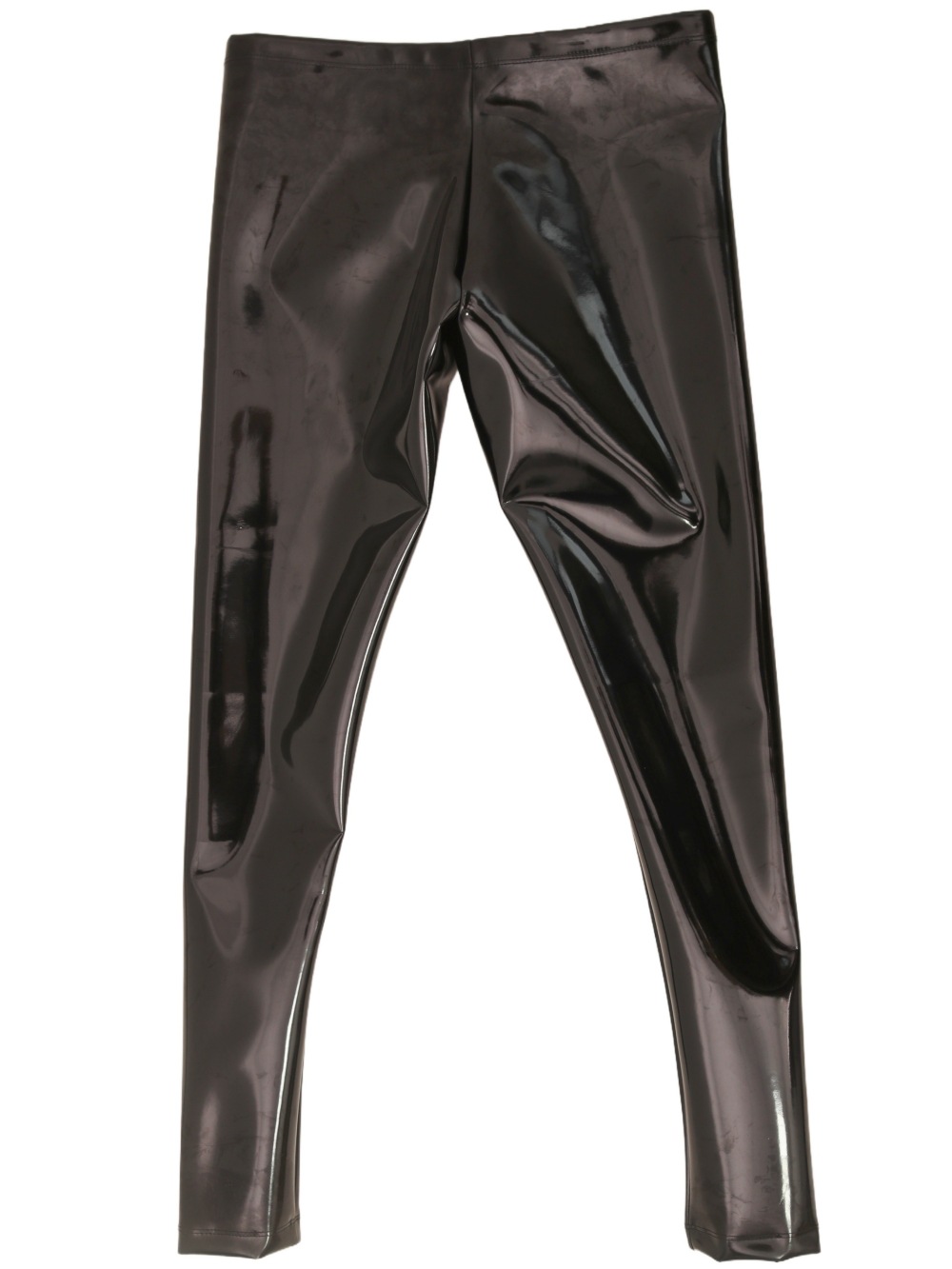 Faux Latex Double-Sided PU Lea - Leather Work Pants 리뷰 및 가격