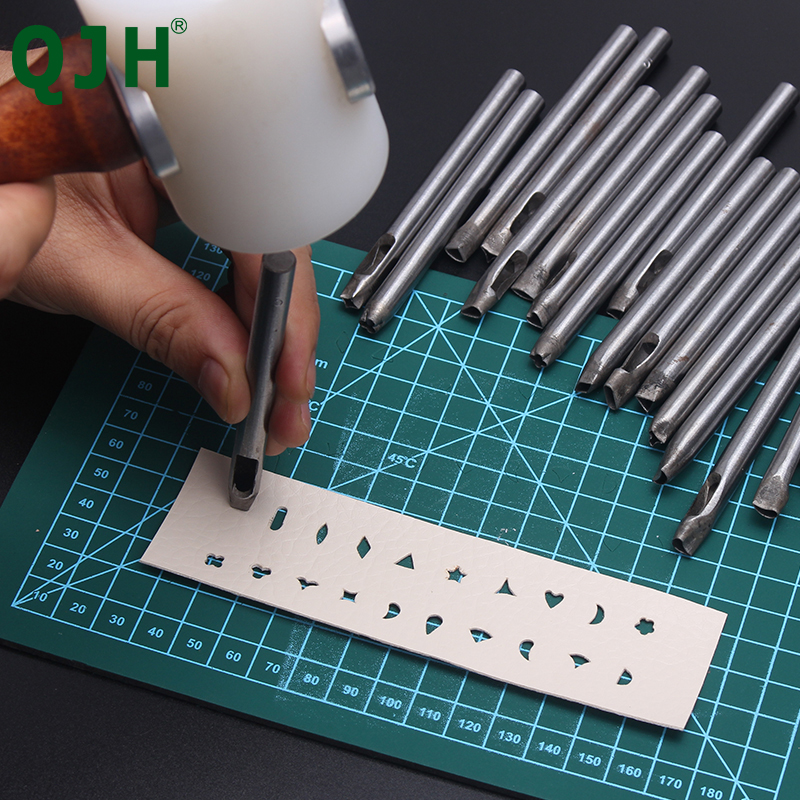 20pc Diy Leather Flower Punchi - Leather Stamp Set 리뷰 및 가격