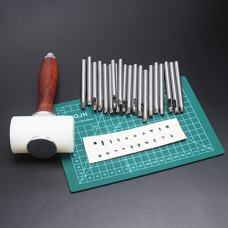 20pc Diy Leather Flower Punchi - Leather Stamp Set 리뷰 및 가격