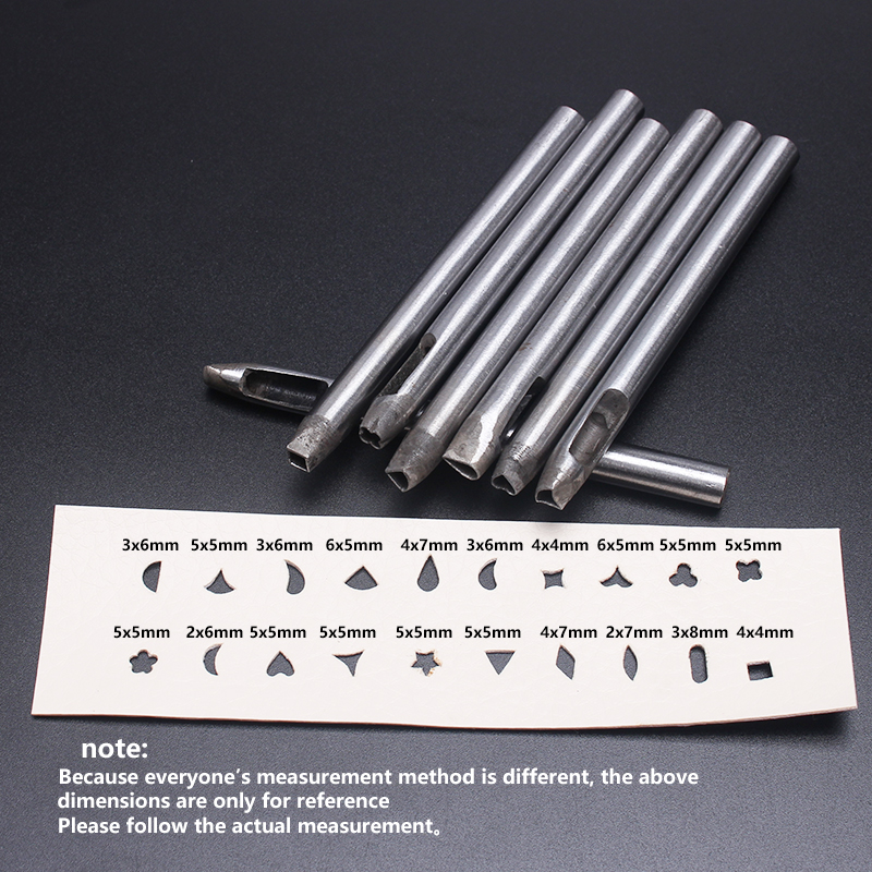 20pc Diy Leather Flower Punchi - Leather Stamp Set 리뷰 및 가격