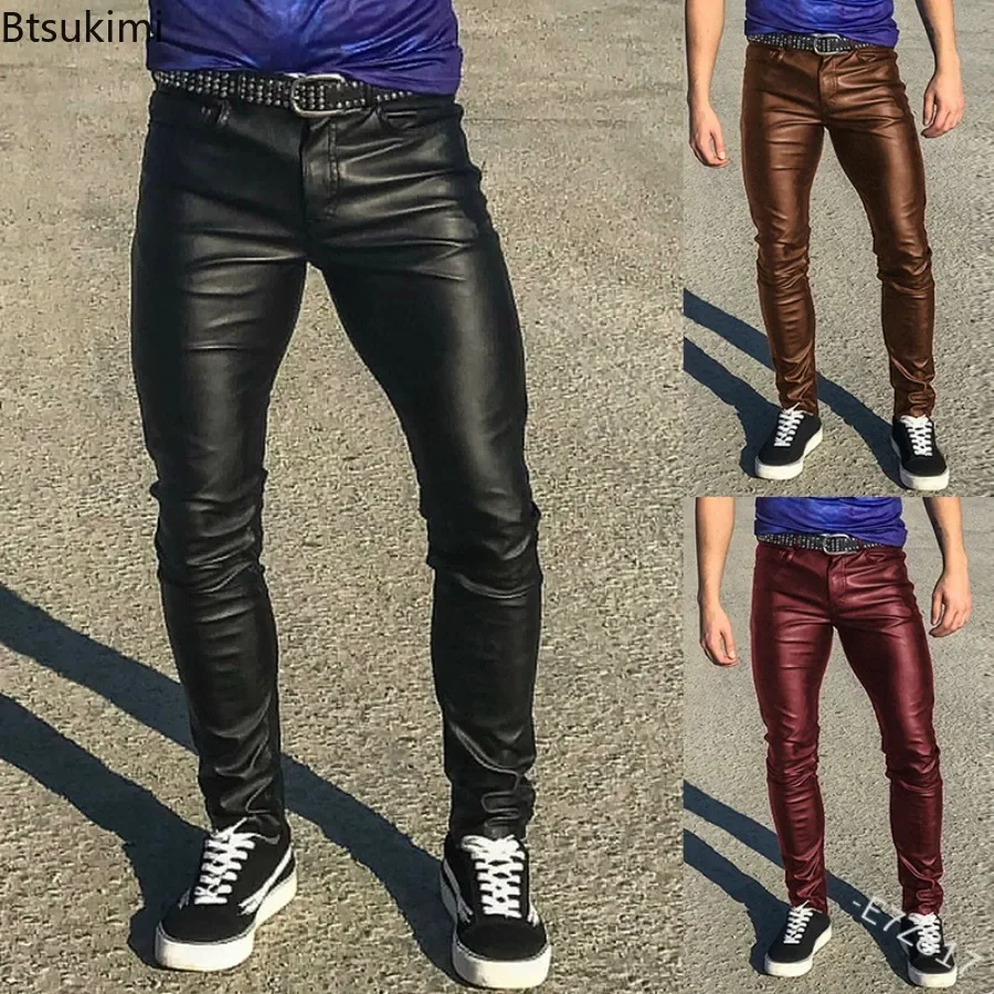 Elastic Low Waist Sexy Pu Leat - Leather Work Pants 리뷰 및 가격