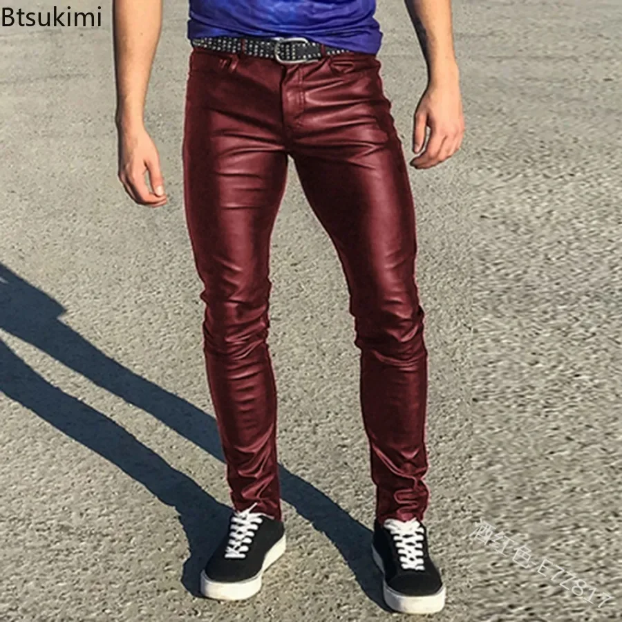 Elastic Low Waist Sexy Pu Leat - Leather Work Pants 리뷰 및 가격